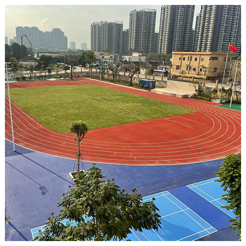 和平中山东凤镇中心小学无缝预制型跑道